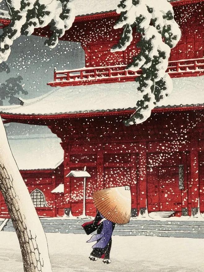 大雪诗句经典名句大全带图片(描写大雪的经典诗句)