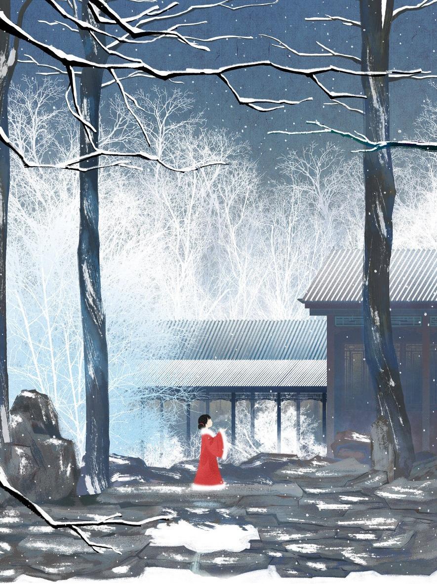 大雪诗句经典名句大全带图片(描写大雪的经典诗句)