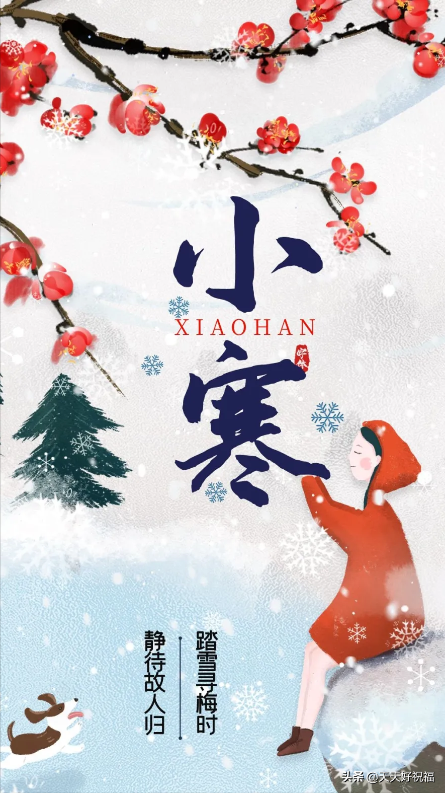 小寒朋友圈说说的好句子大全(关于小寒的朋友圈文案图片大全)