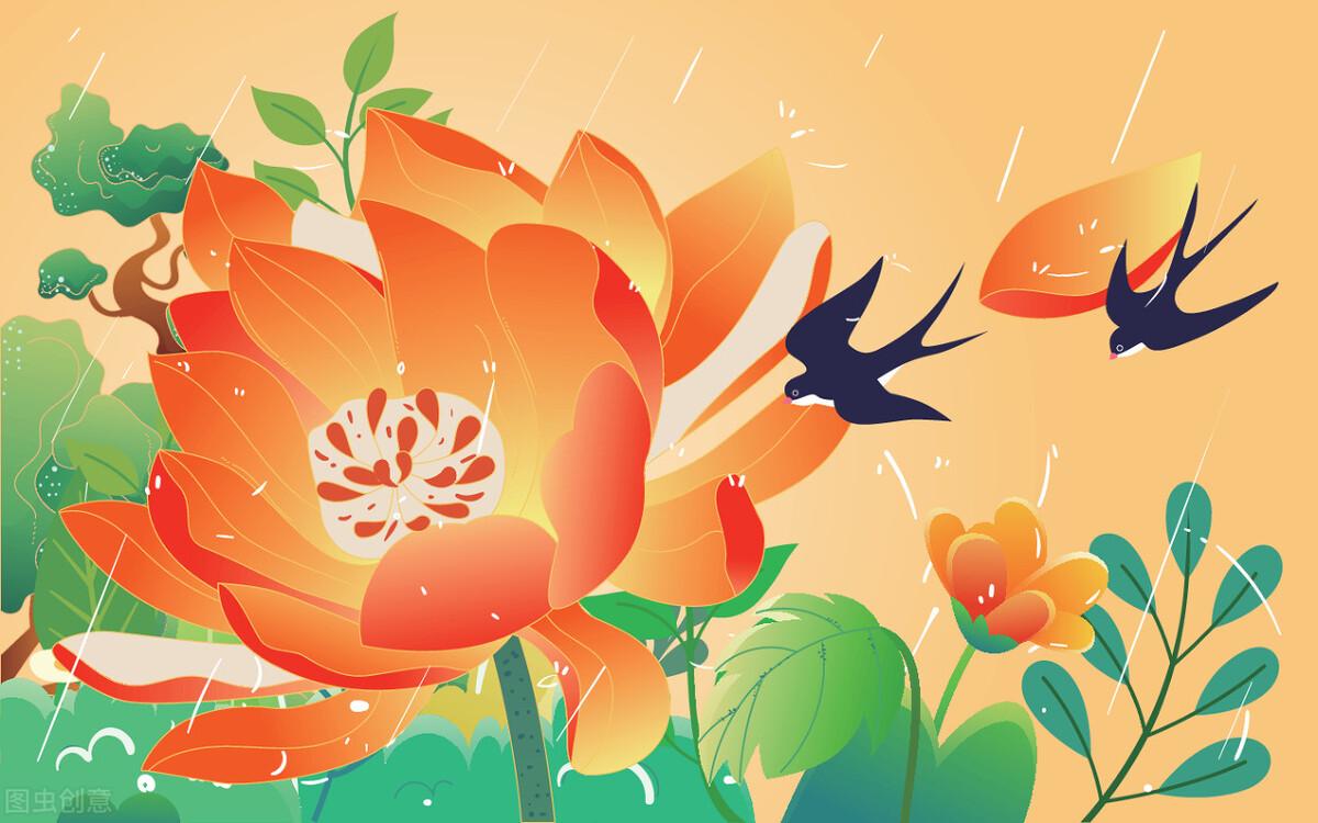 谷雨祝福语10句,喜雨常伴,心想事成