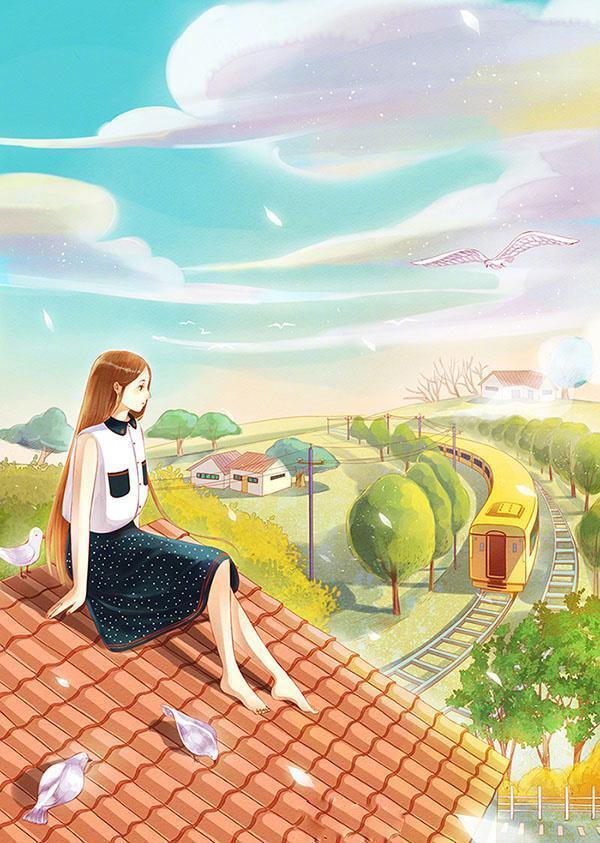 日落黄昏的唯美句子29句,落日归山海,山海藏深意