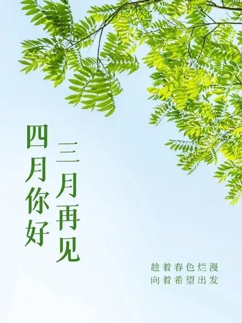 四月你好的唯美句子20句,人间最美四月天