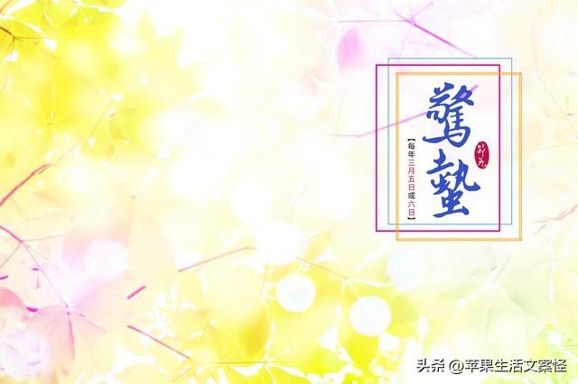 惊蛰文案20句,每一句都是春来的气息!