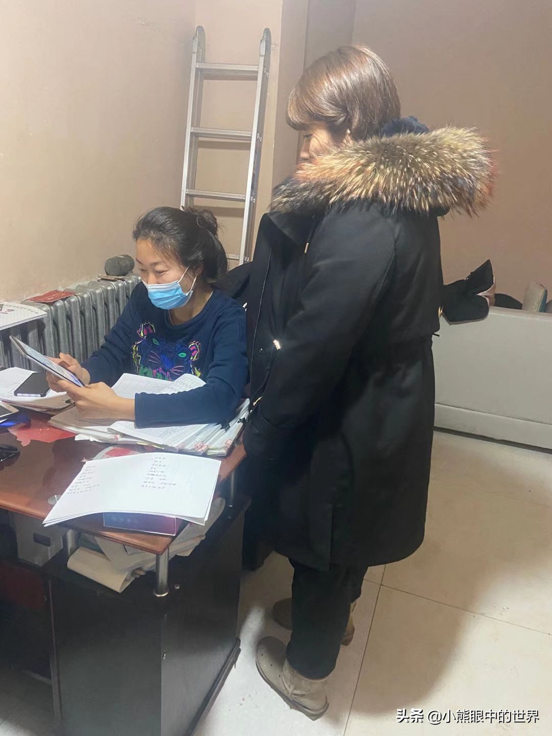北方雪原中静静绽放的梅花,祖国边疆城市最美的逆行者